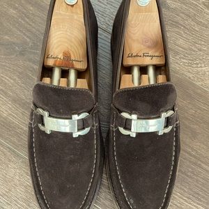 Salvatore Ferragamo Suede Loafers Size 10.5